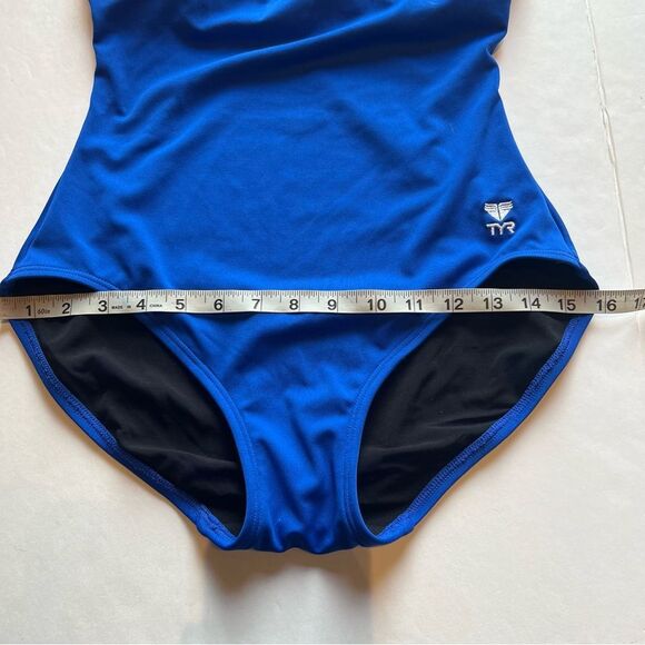 TYR Women's Royal Blue One Piece Swimwear Size 8 - Picture 9 of 10